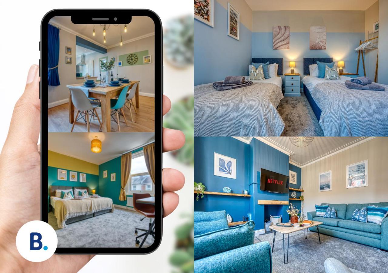 2 Bedrooms Modern, Stunning & Stylish Contractor House, Prime Portsmouth Location With Free Parking Permit, Summer Special Offer!! - By Blue Puffin Stays Dış mekan fotoğraf